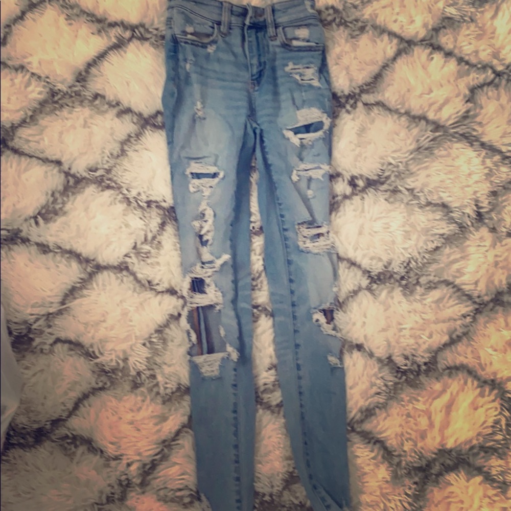 Ripped jeans!